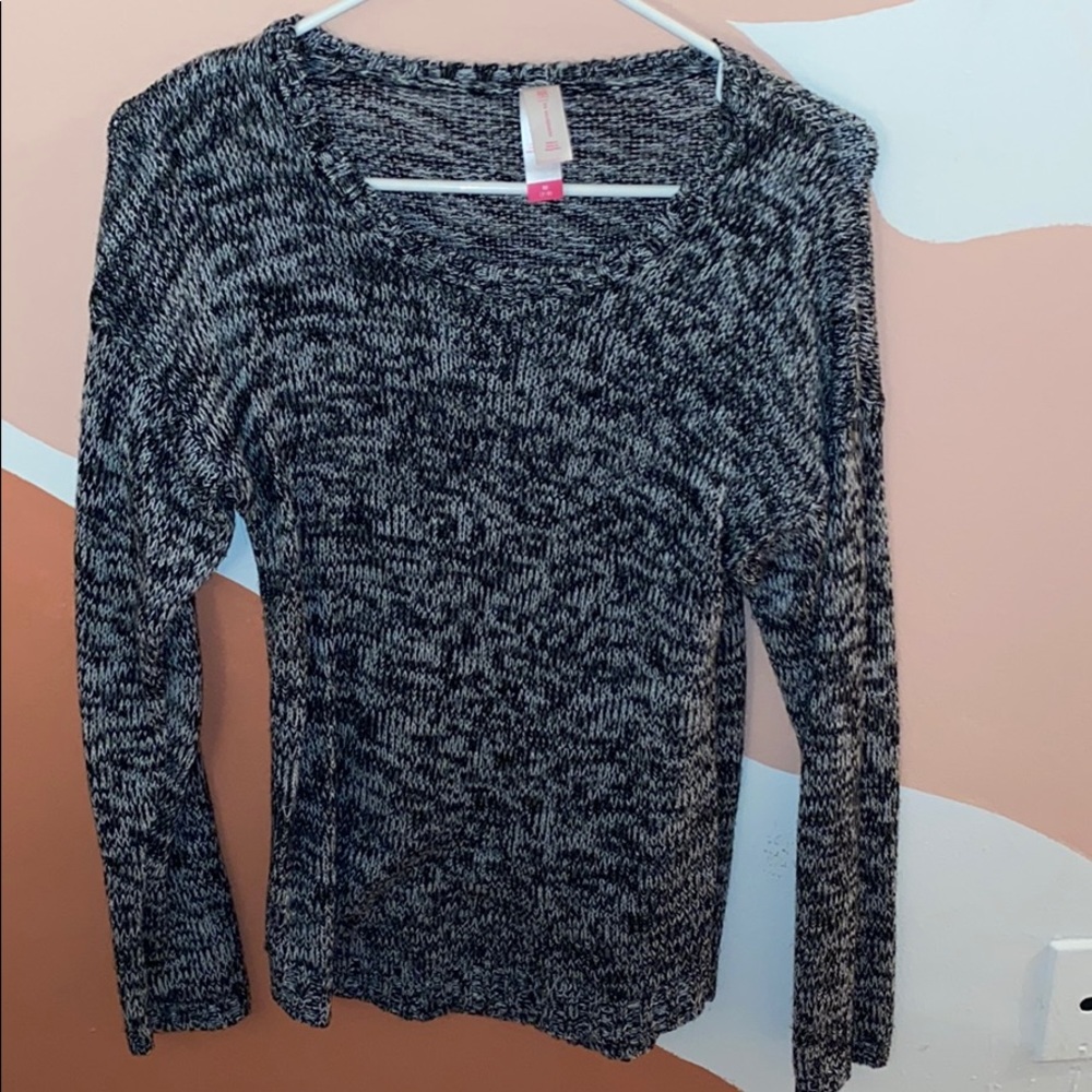 Grey long sweater